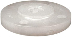 NIBCO - 1" Pipe, 4-1/2" OD, Polypropylene Blind Pipe Flange - Schedule 80, Natural - Exact Industrial Supply