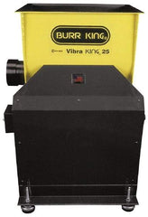 Burr King - 3/4 hp, Wet/Dry Operation Vibratory Tumbler - Flow Through Drain - Exact Industrial Supply