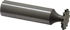 Whitney Tool Co. - 5/8" Diam x 1/16" Face Width, Cobalt, 12 Teeth, Shank Connection Woodruff Keyseat Cutter - Uncoated, 2-1/16" OAL x 1/2" Shank, Straight Teeth - Exact Industrial Supply