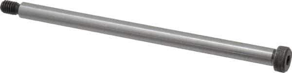 Value Collection - 3/8" Shoulder Diam x 6" Shoulder Length, 5/16-18 UNC, Hex Socket Shoulder Screw - 4140 Alloy Steel, Uncoated, 1/4" Head Height x 9/16" Head Diam - Exact Industrial Supply