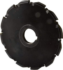 Cutting Tool Technologies - Arbor Hole Connection, 3/8" Cutting Width, 2.03" Depth of Cut, 6" Cutter Diam, 1-1/4" Hole Diam, Indexable Slotting Cutter - RA Toolholder, RDC 32.5 Insert, Right Hand Cutting Direction - Exact Industrial Supply