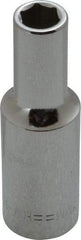 Blackhawk by Proto - 3/8" Drive, Deep Hand Socket - 6 Points, 2-7/64" OAL, Chrome Finish - Exact Industrial Supply