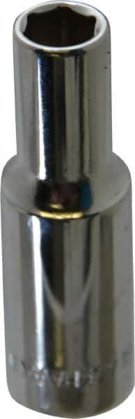 Blackhawk by Proto - 3/8" Drive, Deep Hand Socket - 6 Points, 2-7/64" OAL, Chrome Finish - Exact Industrial Supply