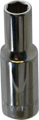 Blackhawk by Proto - 3/8" Drive, Deep Hand Socket - 6 Points, 2-7/64" OAL, Chrome Finish - Exact Industrial Supply
