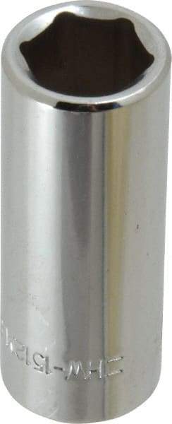 Blackhawk by Proto - 3/8" Drive, Deep Hand Socket - 6 Points, 1-13/16" OAL, Chrome Finish - Exact Industrial Supply