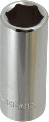 Blackhawk by Proto - 3/8" Drive, Deep Hand Socket - 6 Points, 1-13/16" OAL, Chrome Finish - Exact Industrial Supply