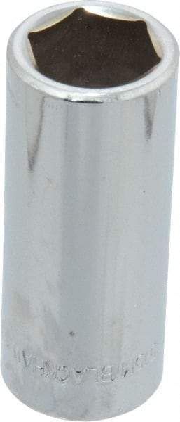 Blackhawk by Proto - 3/8" Drive, Deep Hand Socket - 6 Points, 2-7/64" OAL, Chrome Finish - Exact Industrial Supply