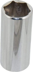 Blackhawk by Proto - 13/16", 3/8" Drive, Deep Hand Socket - 6 Points, 2-1/2" OAL, Chrome Finish - Exact Industrial Supply