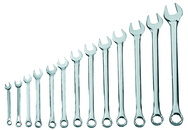 STANLEY® 13 Piece Full Polish Combination Wrench Set – 12 Point - Exact Industrial Supply