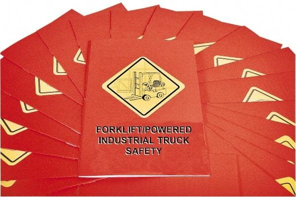 Marcom - Forklift Powered Industrial Truck Safety Training Booklet - English and Spanish, Regulatory Compliance Series - Exact Industrial Supply