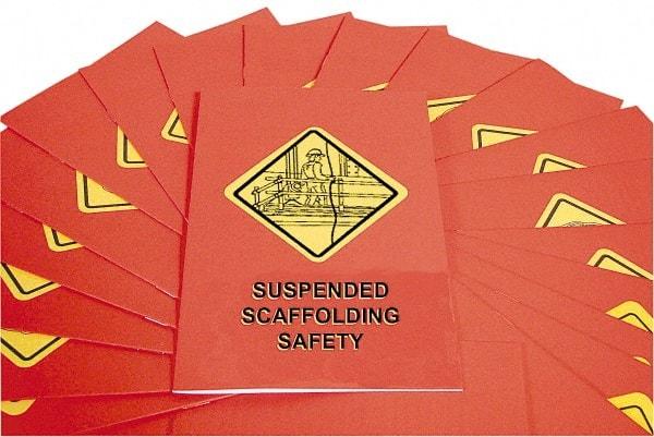 Marcom - Suspended Scaffolding Safety Training Booklet - English and Spanish, Regulatory Compliance Series - Exact Industrial Supply