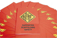 Marcom - Supported Scaffolding Safety Training Booklet - English and Spanish, Regulatory Compliance Series - Exact Industrial Supply