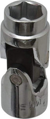 Blackhawk by Proto - 3/8" Drive, Standard Hand Socket - 6 Points, 1-51/64" OAL, Alloy Steel, Chrome Finish - Exact Industrial Supply