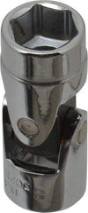 Blackhawk by Proto - 3/8" Drive, Standard Hand Socket - 6 Points, 1-29/32" OAL, Alloy Steel, Chrome Finish - Exact Industrial Supply