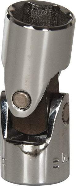 Blackhawk by Proto - 3/8" Drive, Standard Hand Socket - 6 Points, 1-29/32" OAL, Alloy Steel, Chrome Finish - Exact Industrial Supply