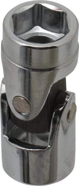 Blackhawk by Proto - 1/2", 3/8" Drive, Standard Hand Socket - 6 Points, 1-51/64" OAL, Alloy Steel, Chrome Finish - Exact Industrial Supply