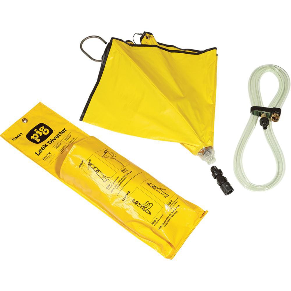 Leak Diverters; Diverter Type: Roof Leak Diverter; Shape: Square; Length (Feet): 30.00; Width (Feet): 30; Material: Polyester; PVC; Includes: 1 - Hose Connector Replacement Set (TLS745); 1 - Quick Connect Set (TLS680); 1 - 10' L Hose (TLS690); 1 - Leak Di