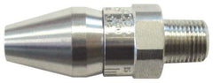 Guardair - Blow Gun Adjustable Air - 1/4 NPT, 1-1/2" Hose Length, Aluminum - Exact Industrial Supply