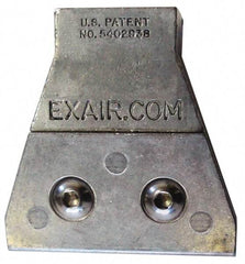 Guardair - Blow Gun Fan - 1/4 NPT, 2" Hose Length, Zinc - Exact Industrial Supply