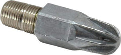 Guardair - Blow Gun Low Volume - 1/4 NPT, 1-1/2" Hose Length, Zinc - Exact Industrial Supply