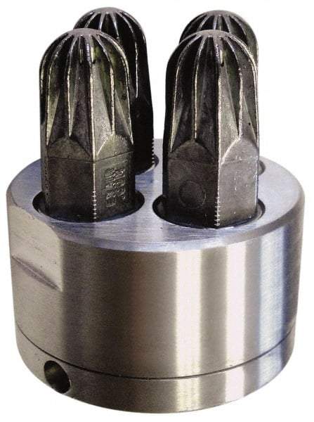 Guardair - Blow Gun Maximum Air Cluster - 1/4 NPT, 2-1/2" Hose Length, Zinc - Exact Industrial Supply