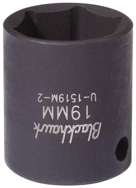 Blackhawk by Proto - 1/2" Drive 26mm Standard Impact Socket - 6 Points, 3-7/8" OAL - Exact Industrial Supply