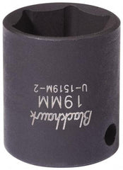 Blackhawk by Proto - 1/2" Drive 26mm Standard Impact Socket - 6 Points, 3-7/8" OAL - Exact Industrial Supply
