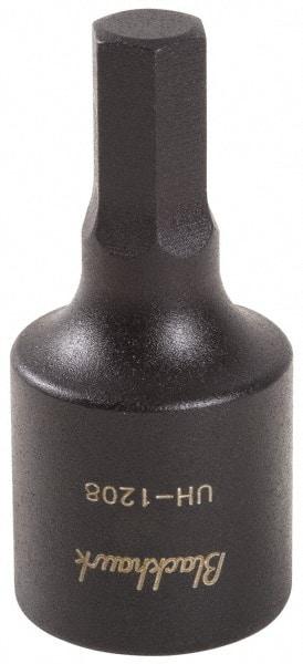 Blackhawk by Proto - 1/2" Drive, 7mm Impact Hex Bit Socket - 2-11/64" OAL - Exact Industrial Supply