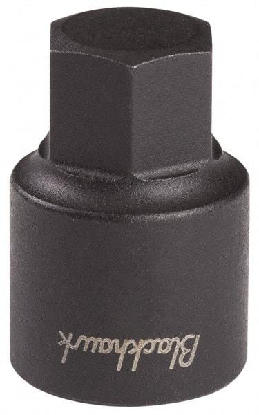 Blackhawk by Proto - 3/8" Drive, 1/2" Impact Hex Bit Socket - 3-1/2" OAL - Exact Industrial Supply
