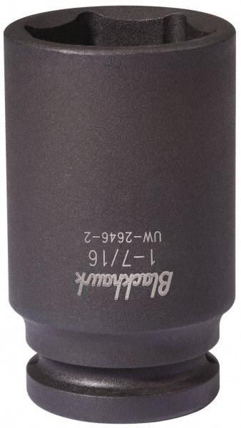 Blackhawk by Proto - 3/4" Drive 1-5/8" Deep Impact Socket - 6 Points, 3-3/8" OAL - Exact Industrial Supply