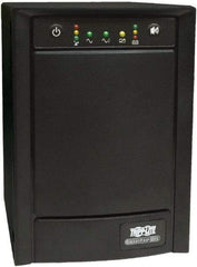 Tripp-Lite - 15 Amp, 750 VA, Tower Mount Line Interactive Backup Uninterruptible Power Supply - Backup 10 min with Full Load & 54-1/2 min with Half Load, 120 VAC Input & Output, 500 Watt Output, 1 Phases, 6 Outlets - Exact Industrial Supply