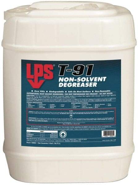 LPS - 55 Gal Drum Cleaner/Degreaser - Liquid, Unscented - Exact Industrial Supply