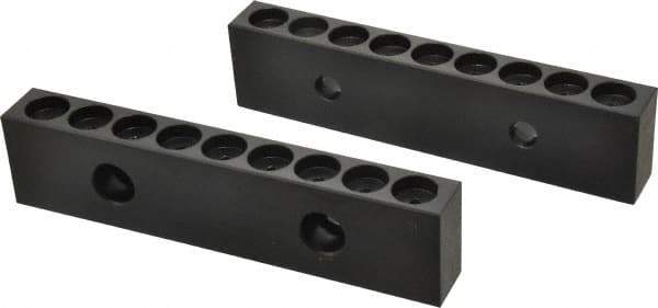 Mitee-Bite - 47.75mm High x 200mm Long x 25.4mm Wide Jaw Set - For Use with Mitee-Bite VersaGrips - Exact Industrial Supply