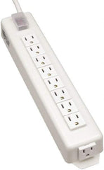 Tripp-Lite - 9 Outlets, 120 VAC15 Amps, 15' Cord, Power Outlet Strip - Keyhole, Tab Mount, 5-15 NEMA Configuration, 13-3/4" Strip - Exact Industrial Supply