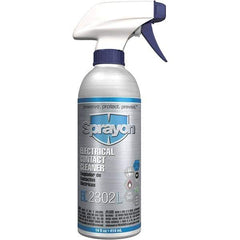 Sprayon - 14 Ounce Aerosol Contact Cleaner - 9°F Flash Point, 0 Volt Dielectric Strength, Flammable, Food Grade, Plastic Safe - Exact Industrial Supply
