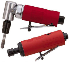 Sioux Tools - 1/4" Collet, Straight Handle, Air Die Grinder Set - 22,000 RPM, 4 CFM - Exact Industrial Supply