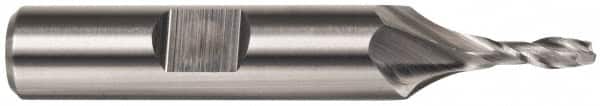 Square End Mill: 1'' Dia, 1-1/2'' LOC, 7/8'' Shank Dia, 4-1/8'' OAL, 2 Flutes, High Speed Steel Single End, Uncoated, Spiral Flute, 30 ° Helix, Centercutting, RH Cut, RH Flute, Series HG-2