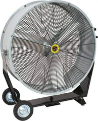 Airmaster - 36" Blade, Direct Drive, 1/2 hp, 11,200, 8,090 CFM, Man Cooler - 115 Volts, 2 Speed, Single Phase - Exact Industrial Supply