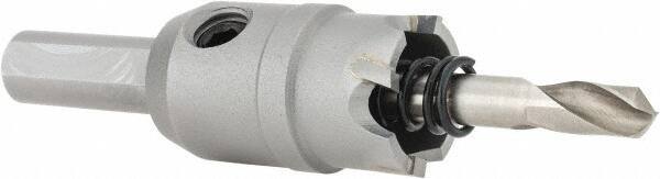 Hougen - 3/4" Diam, 1/8" Cutting Depth, Hole Saw - Carbide-Tipped Saw, Toothed Edge - Exact Industrial Supply