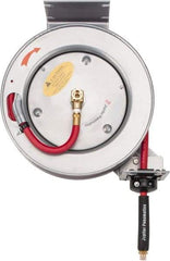 PRO-SOURCE - 25' Spring Retractable Hose Reel - 300 psi, Hose Included - Exact Industrial Supply