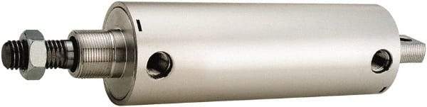 ARO/Ingersoll-Rand - 2-1/2" Stroke x 2" Bore Double Acting Air Cylinder - 1/4 Port, 5/8-11 Rod Thread, 200 Max psi, 180°F - Exact Industrial Supply
