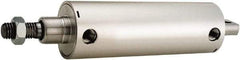 ARO/Ingersoll-Rand - 2-1/2" Stroke x 2-1/2" Bore Double Acting Air Cylinder - 3/8 Port, 3/4-10 Rod Thread, 200 Max psi, 180°F - Exact Industrial Supply