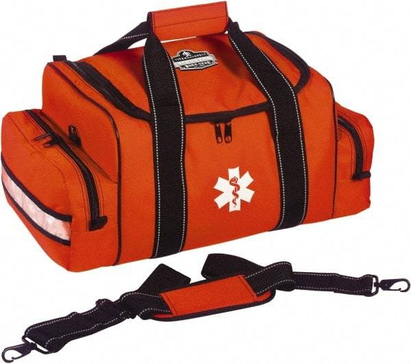 Ergodyne - 1,690 Cubic Inch, 600D Polyester Trauma Bag - Orange - Exact Industrial Supply