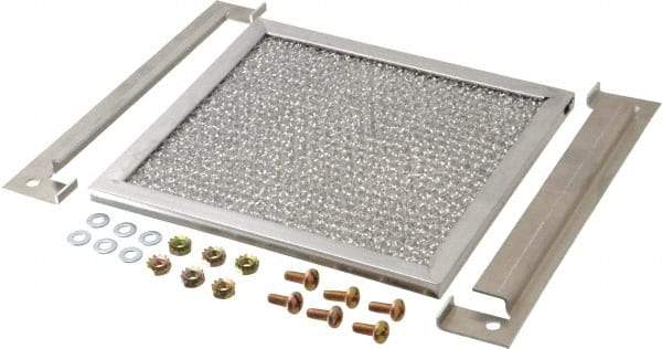 Cooper B-Line - Electrical Enclosure Steel Filter - For Use with Enclosure Louver Plate Kits - Exact Industrial Supply