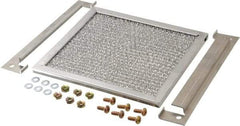 Cooper B-Line - Electrical Enclosure Steel Filter - For Use with Enclosure Louver Plate Kits - Exact Industrial Supply