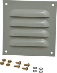 Cooper B-Line - Electrical Enclosure Steel Louver Plate Kit - For Use with Enclosures - Exact Industrial Supply