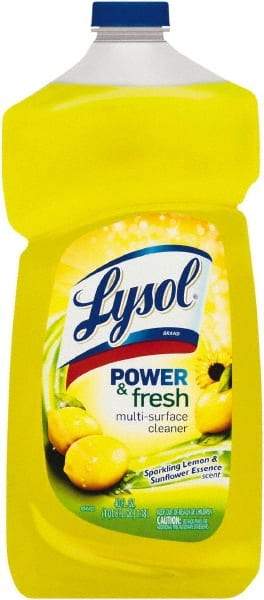 Lysol - 40 oz Bottle All-Purpose Cleaner - Liquid, Disinfectant, Sparkling Lemon & Sunflower Essence - Exact Industrial Supply