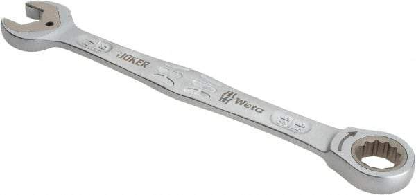 Wera - 11/16" 12 Point Combination Wrench - 9-13/32" OAL, Chrome Molybdenum Steel, Satin Finish - Exact Industrial Supply