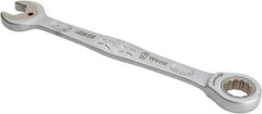 Wera - 5/8" 12 Point Combination Wrench - 8-15/32" OAL, Chrome Molybdenum Steel, Satin Finish - Exact Industrial Supply