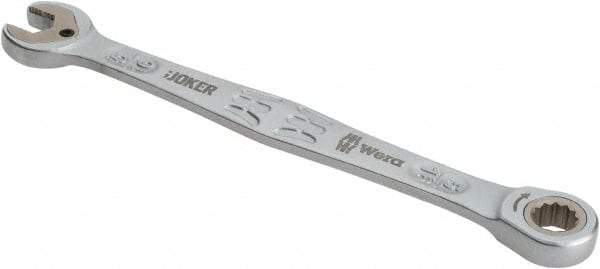 Wera - 5/16" 12 Point Combination Wrench - 5-3/4" OAL, Chrome Molybdenum Steel, Satin Finish - Exact Industrial Supply